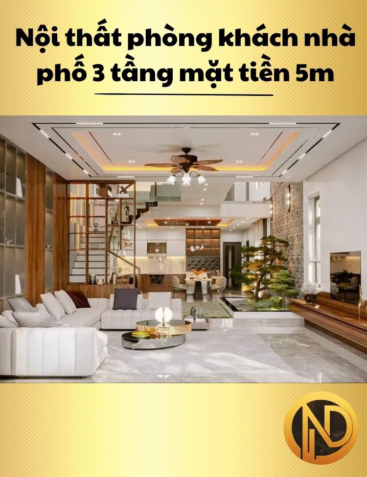 nhà phố 3 tầng mặt tiền 5m 