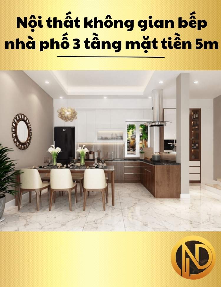 nhà phố 3 tầng mặt tiền 5m 