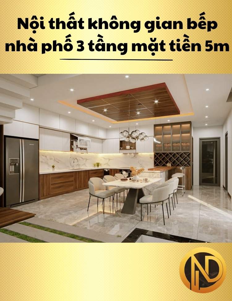 nhà phố 3 tầng mặt tiền 5m 