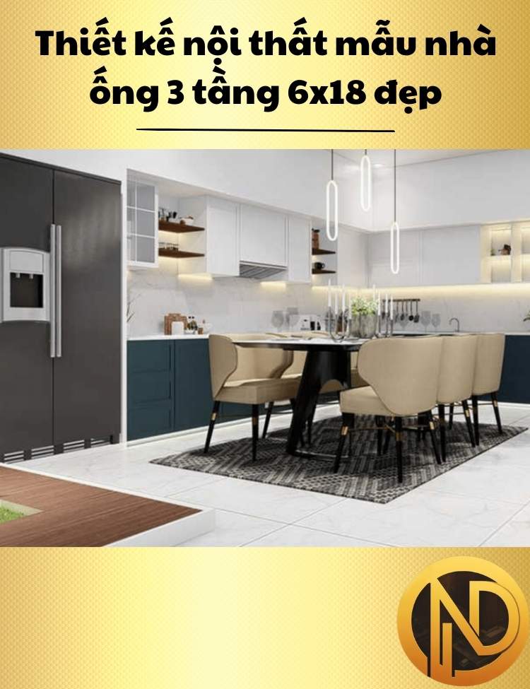 thiết kế nhà 3 tầng 6x18