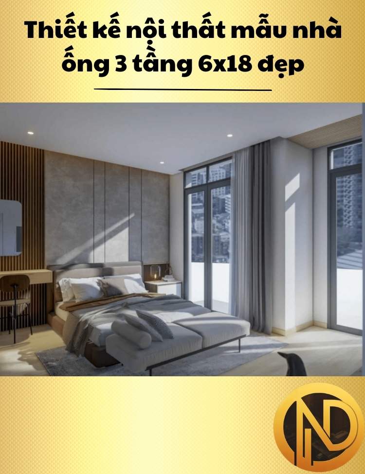 thiết kế nhà 3 tầng 6x18