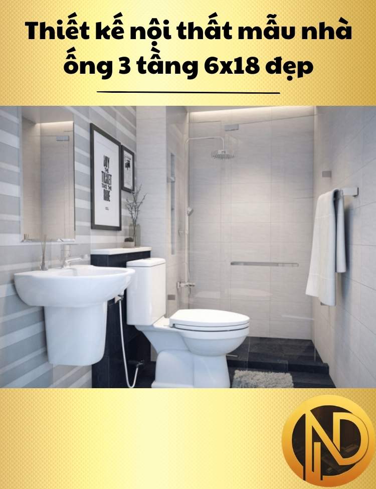 thiết kế nhà 3 tầng 6x18