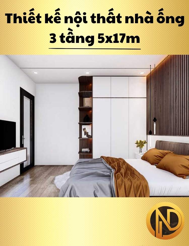 thiết kế nhà ống 3 tầng 5x17m