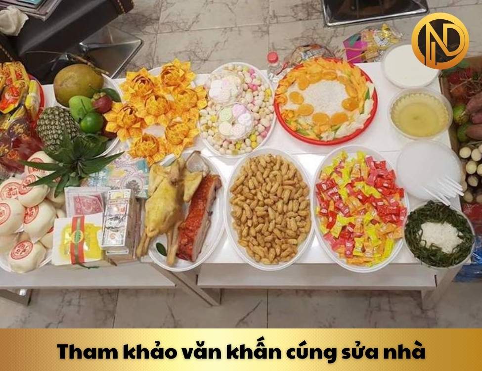 cúng sửa nhà