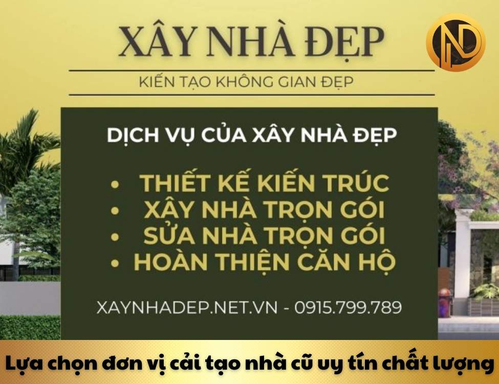 kinh nghiệm sửa nhà cũ đẹp