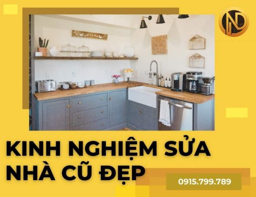 kinh nghiệm sửa nhà cũ đẹp