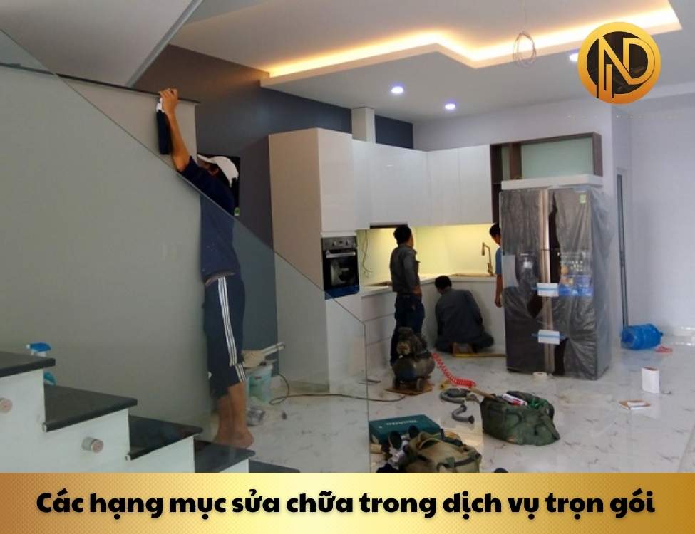 sửa nhà trọn gói quận Tân Phú