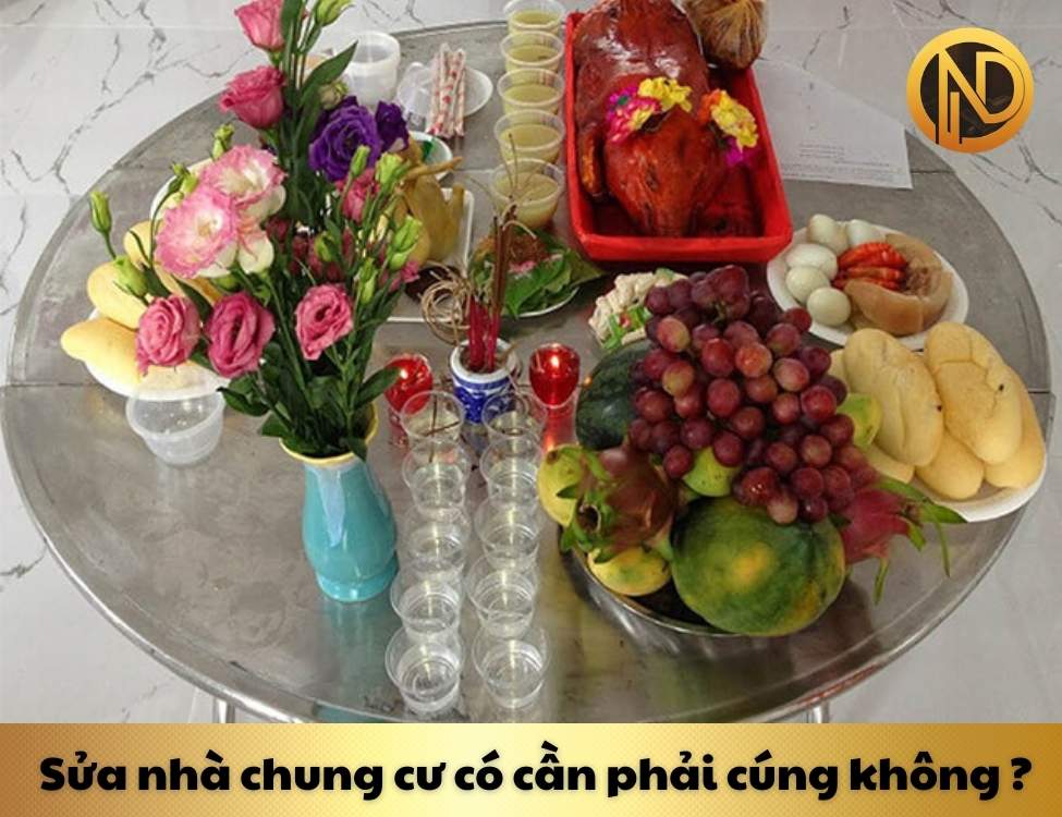 sửa nhà chung cư có cần phải cúng không