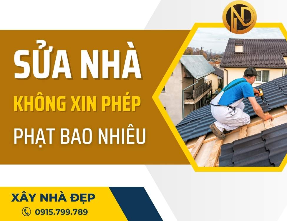 sửa nhà không xin phép phạt bao nhiêu