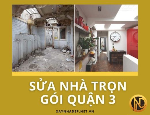 sửa nhà trọn gói quận 3