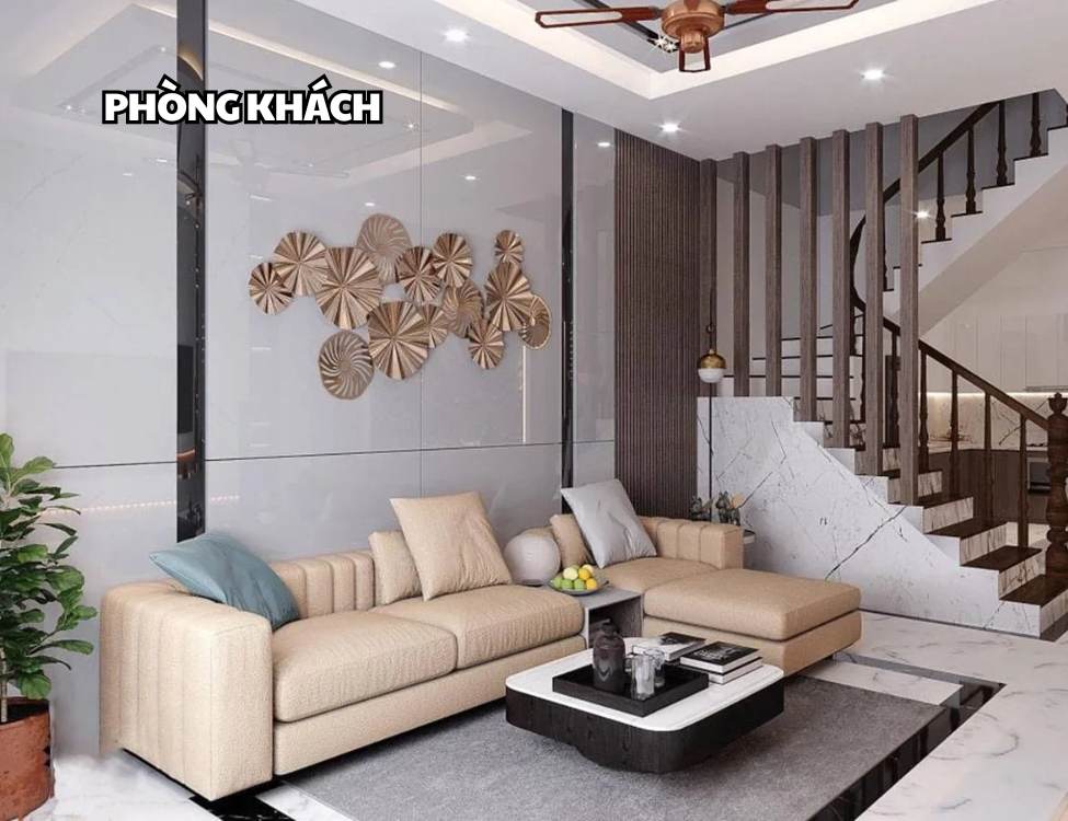 Cách bố trí nội thất thông minh cho nhà siêu nhỏ 4x8m 2 tầng