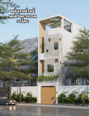 nhà ống 4x25m 3 tầng