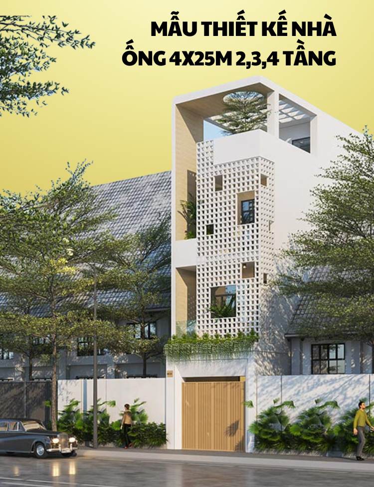 nhà ống 4x25m