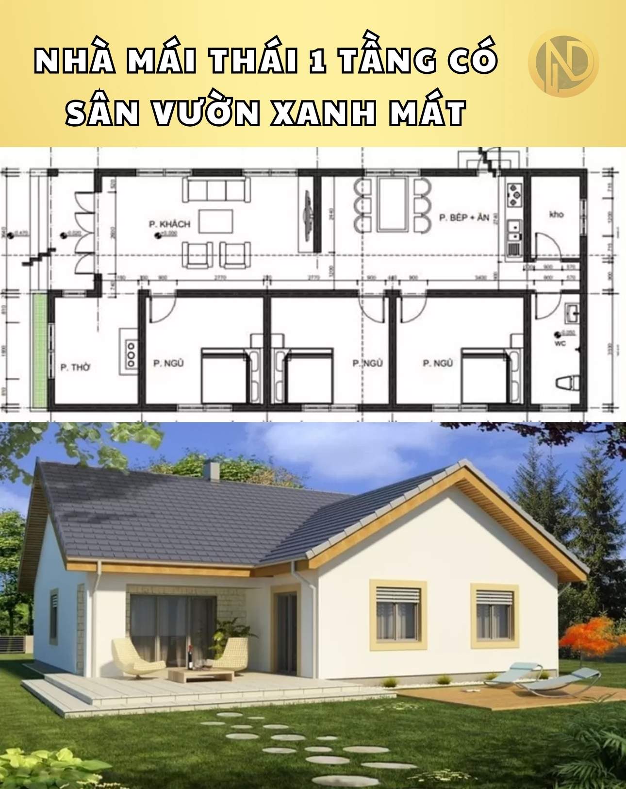 mẫu nhà 7x12m 1 tầng