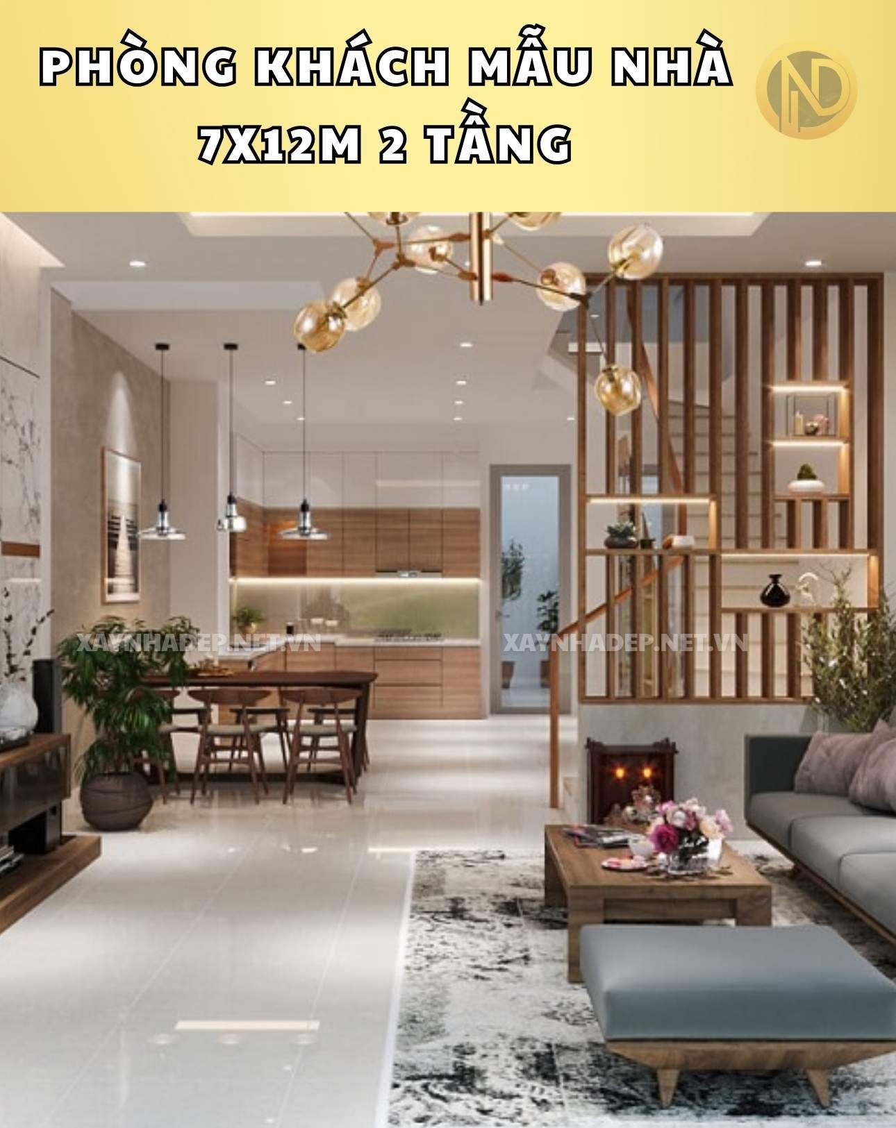 mẫu nhà 7x12m 2 tầng