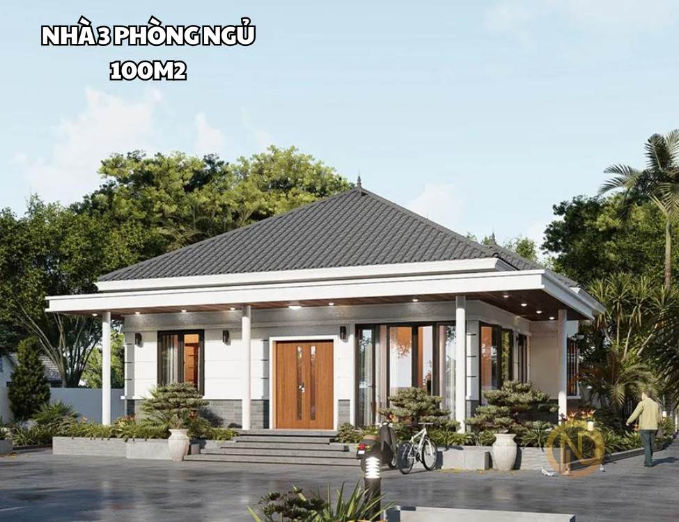 Nhà 3 phòng ngủ 100m2