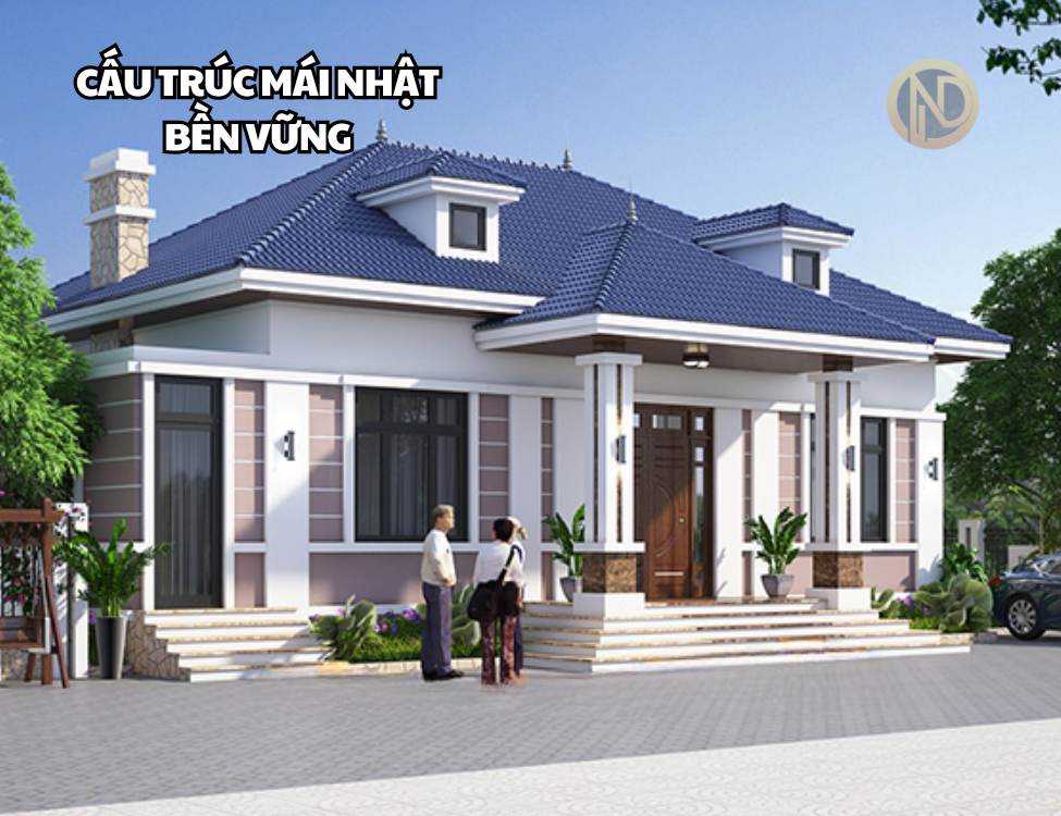 Cấu trúc mái Nhật bền vững và cách nhiệt tốt