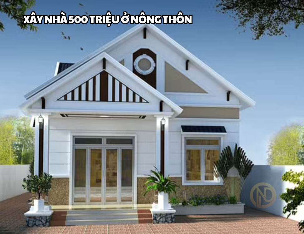 Xây nhà 500 triệu ở nông thôn