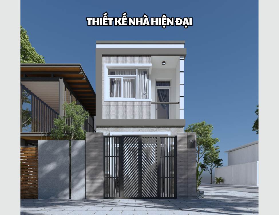 Thiết kế nhà 4.2x11m hiện đại