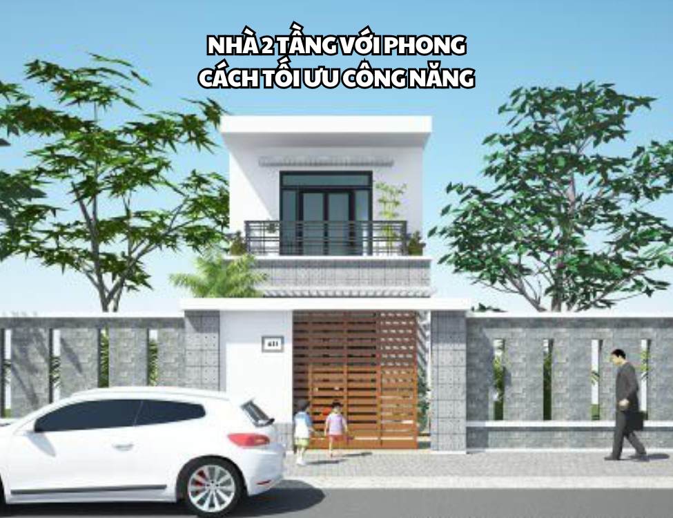 Nhà 2 tầng 4.2x11m với phong cách tối ưu công năng