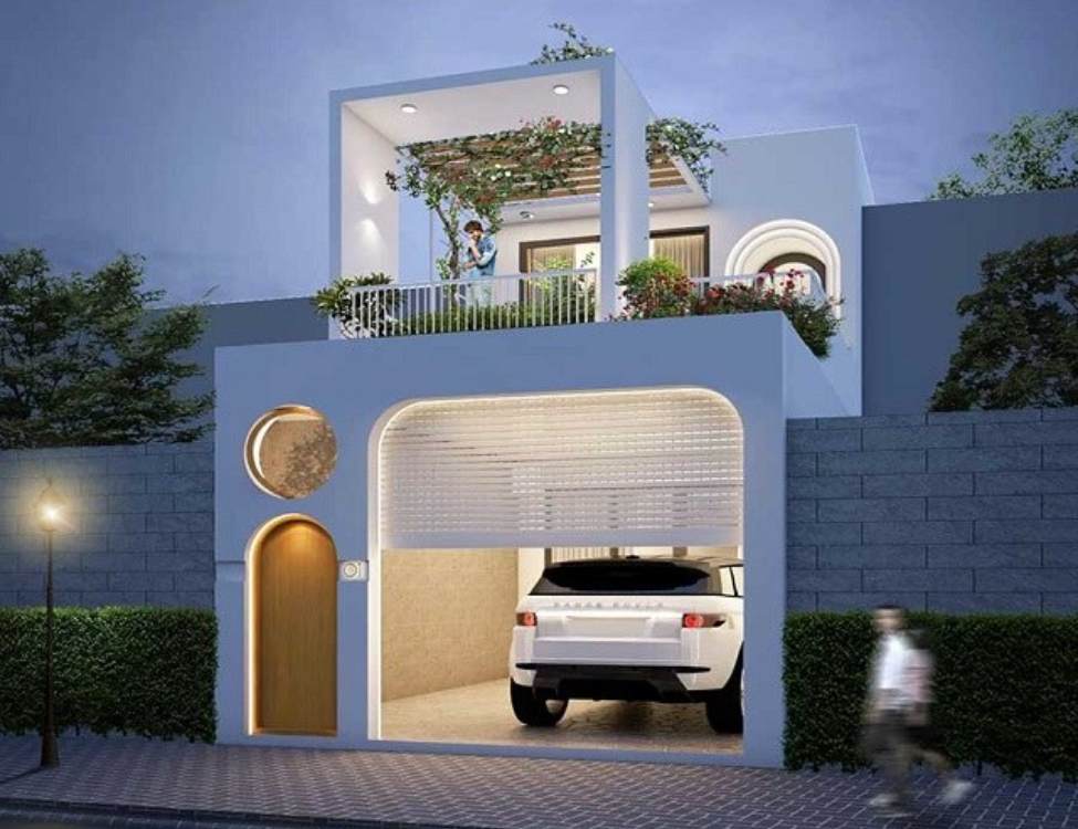 Thiết Kế Nhà 5x16m 2 Tầng