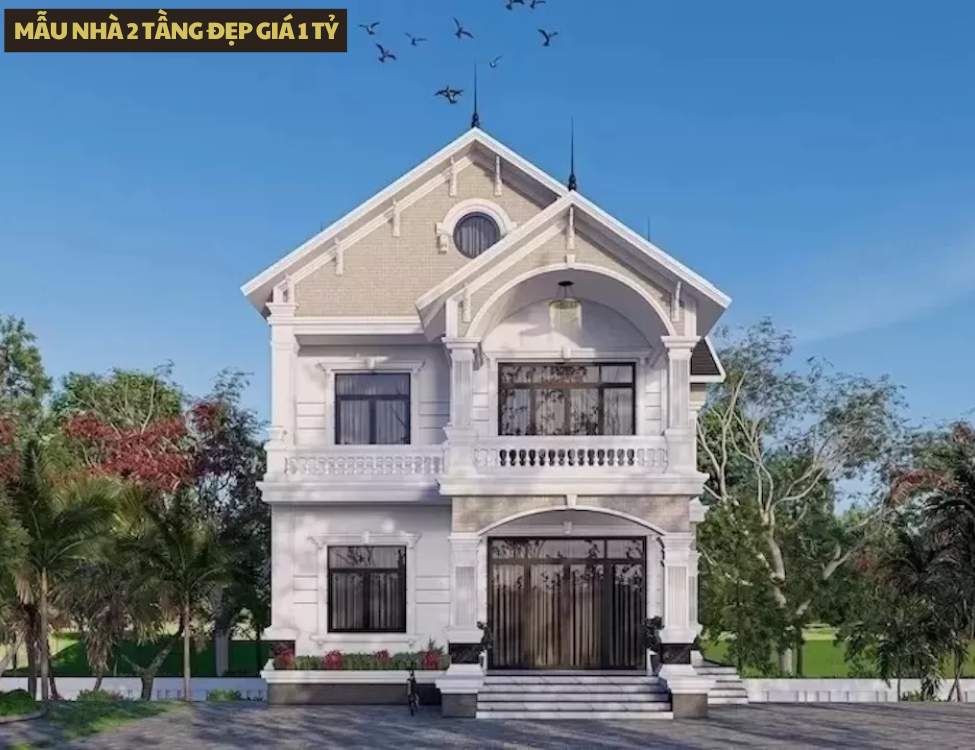 Mẫu nhà 2 tầng đẹp giá 1 tỷ: sự lựa chọn cho gia đình trung lưu