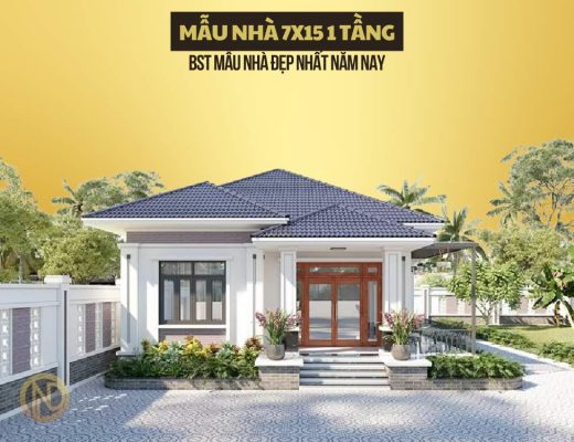 Mẫu Nhà 7x15 1 Tầng – BST Mẫu Nhà Đẹp Nhất Năm Nay