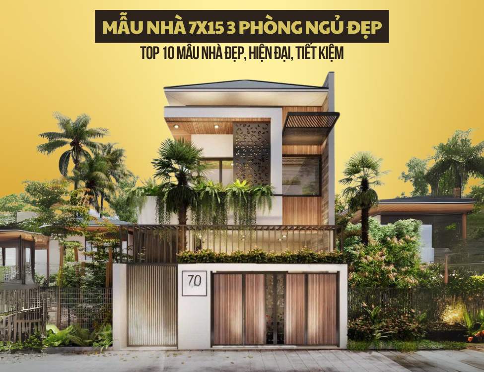 Nhà 7x15m 3 phòng ngủ