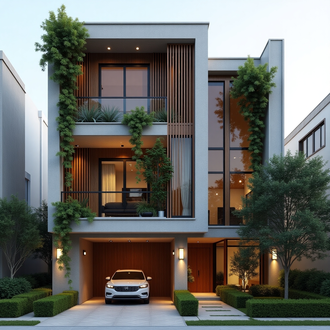 Xây nhà ống 2 tầng trọn gói