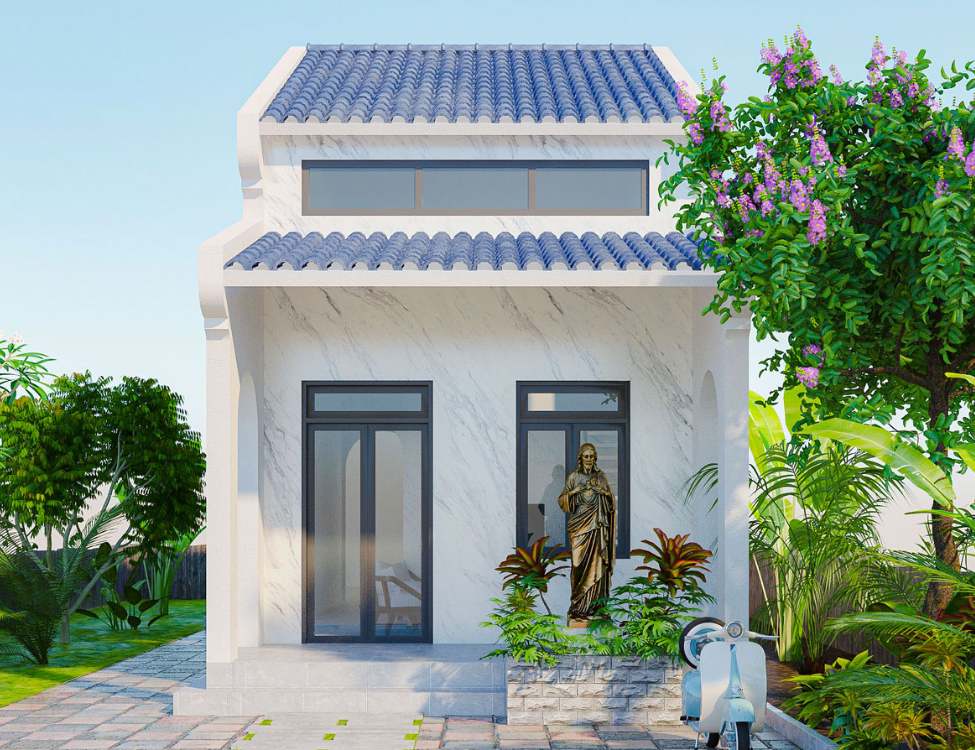 nhà 5x10 tối giản