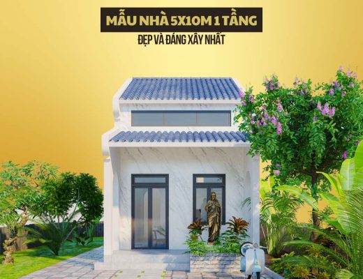 mẫu nhà 5x10m 1 tầng