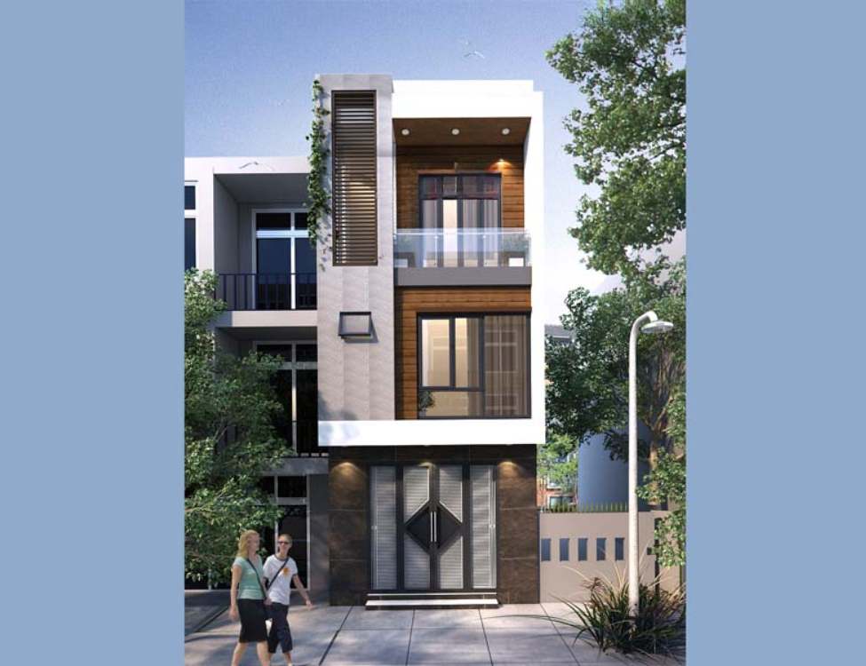 Mẫu nhà 3 tầng 5×10 đẹp