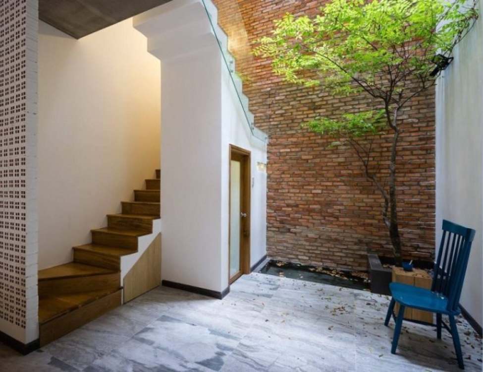 Giếng trời & sân trước đẹp cho nhà