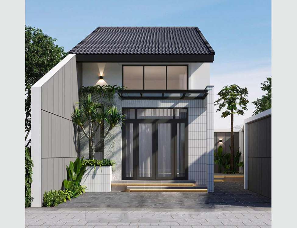 Mẫu nhà 5x10m gác lửng cấp 4 đẹp tiết kiệm
