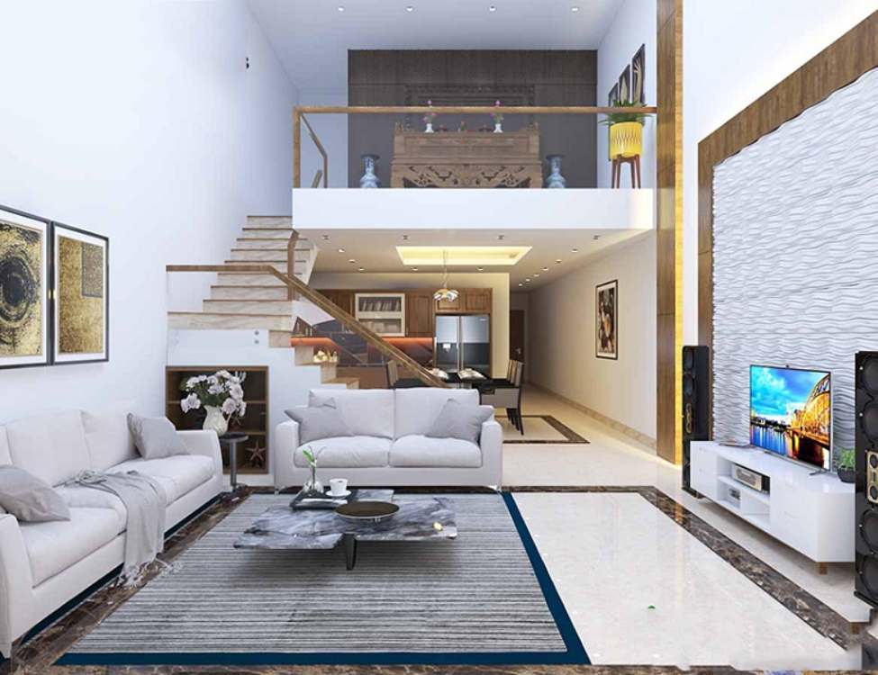 mẫu nhà 5x10 m gác lửng