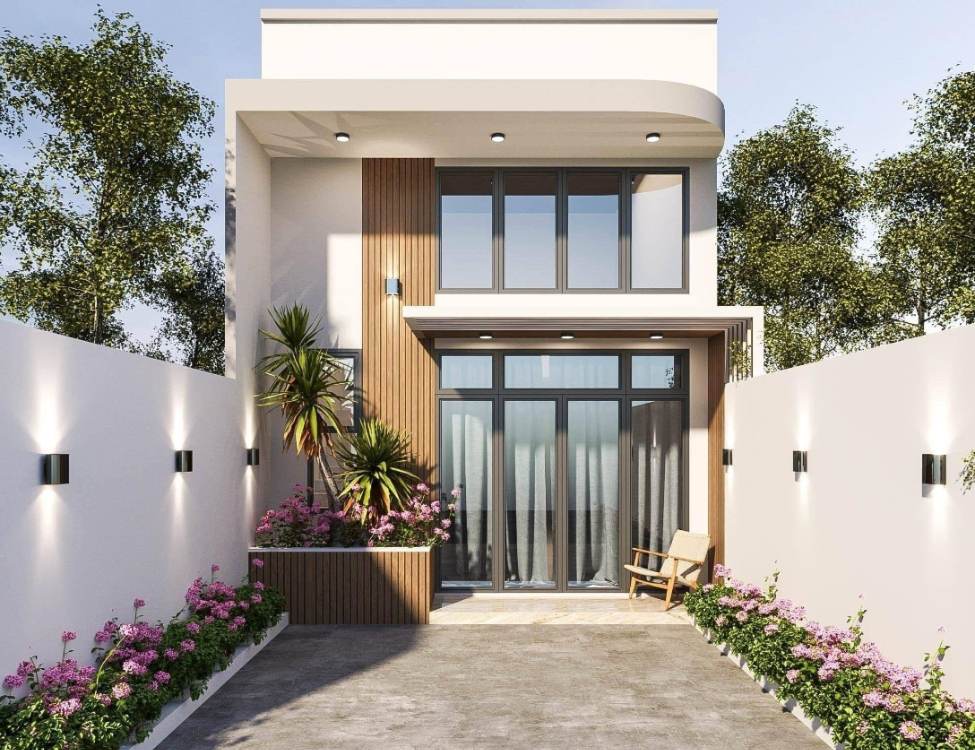 mẫu nhà 5x10m gác lửng 