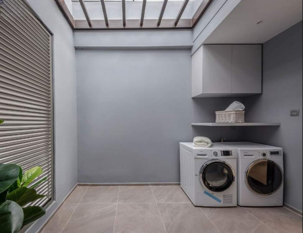 Khu giặt phơi nhà 2 tầng 7x11m