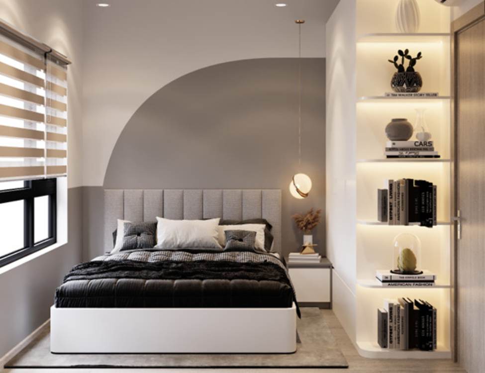 Hai phòng ngủ cho nhà cấp 4 5x10