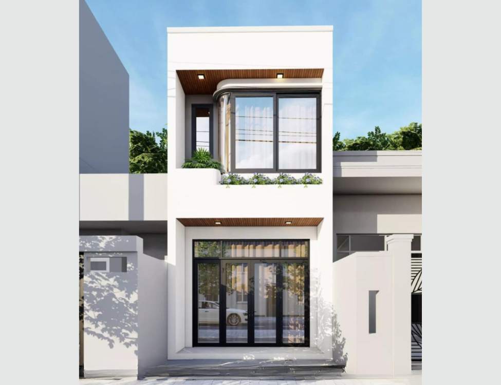 Top mẫu nhà ống 2 tầng 4x10m có 3 phòng ngủ kèm bản vẽ công năng