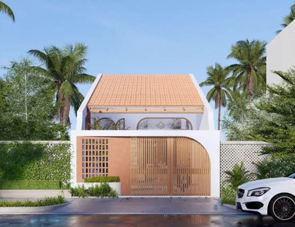 Nhà cấp 4 5x10m có gara trước sân