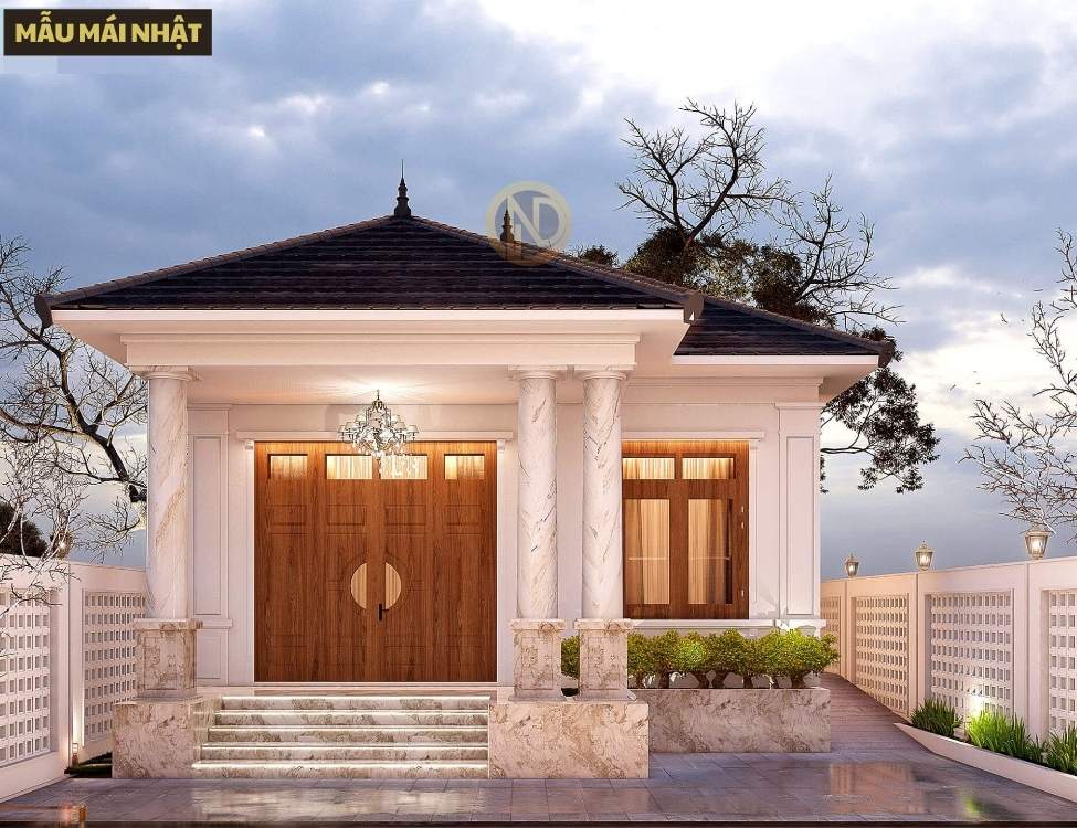 Mẫu mái nhật 4x20