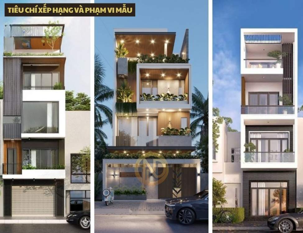 Tiêu chí xếp hạng và phạm vi mẫu