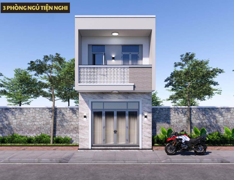Mẫu 3 phòng ngủ tiện nghi