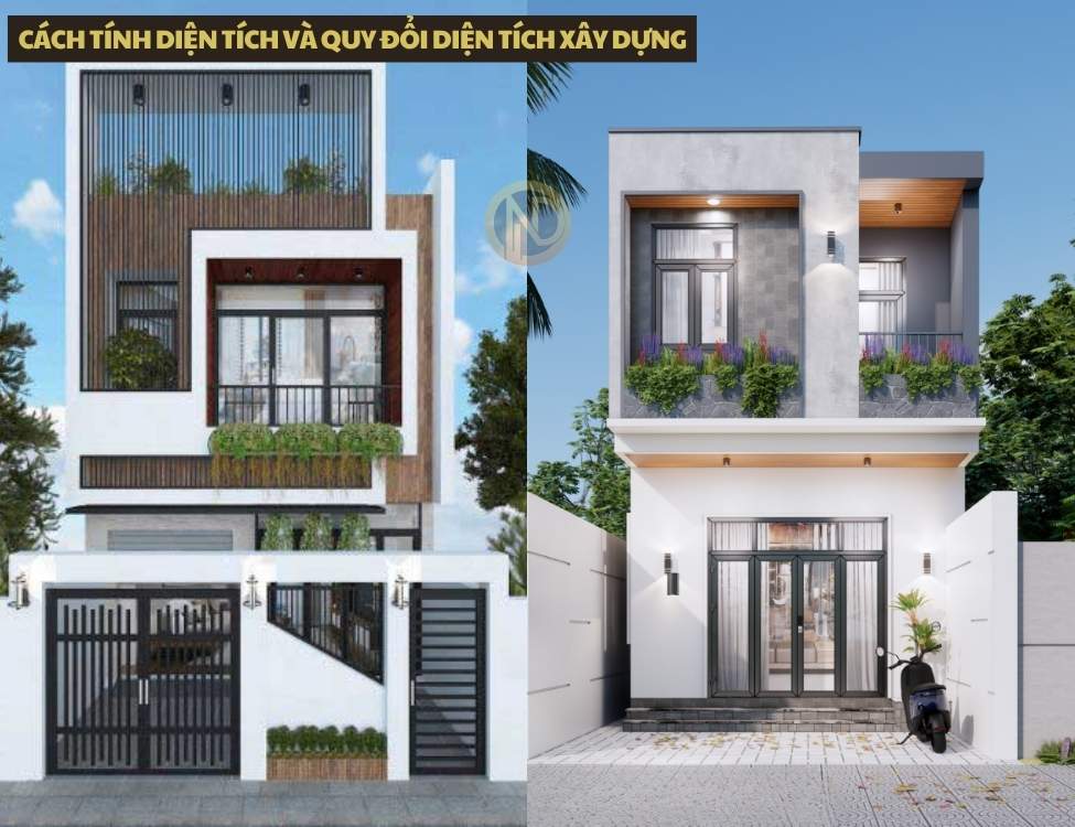 Cách tính diện tích và quy đổi diện tích xây dựng