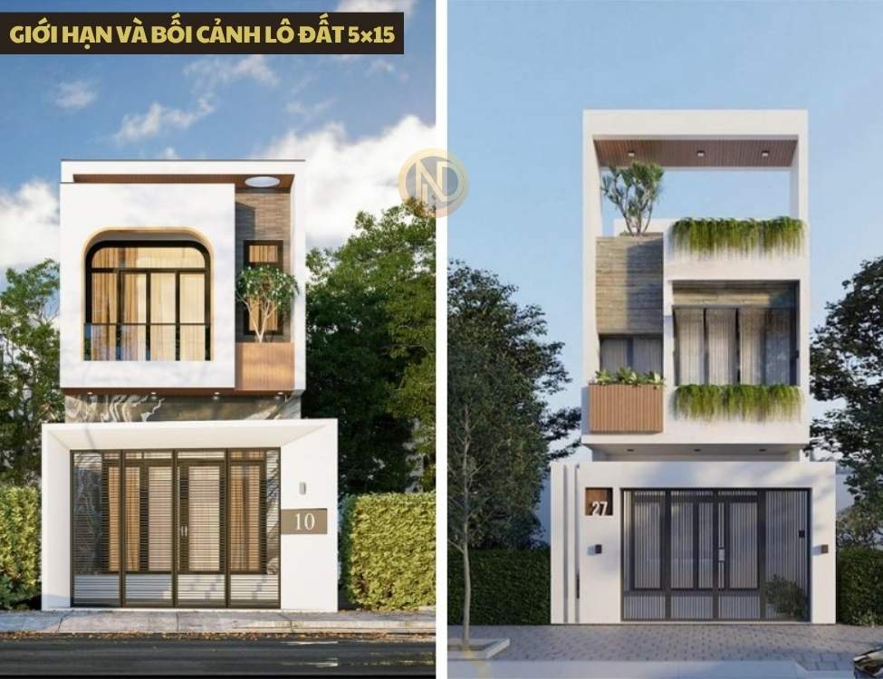 Giới hạn và bối cảnh lô đất 5×15