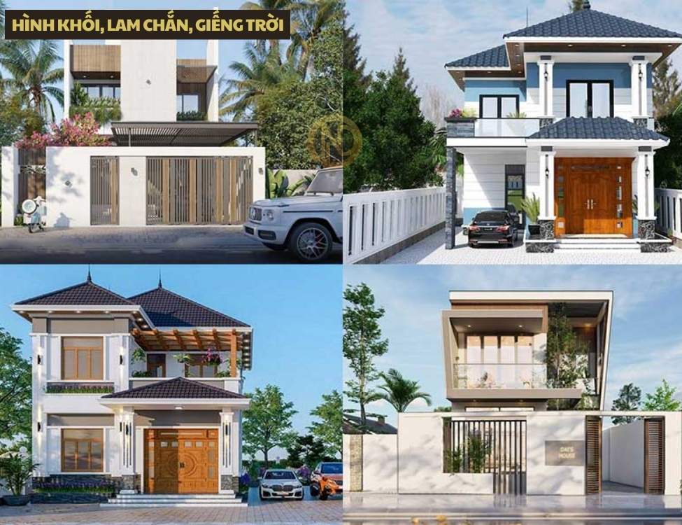 Hình khối nhà 7x12m