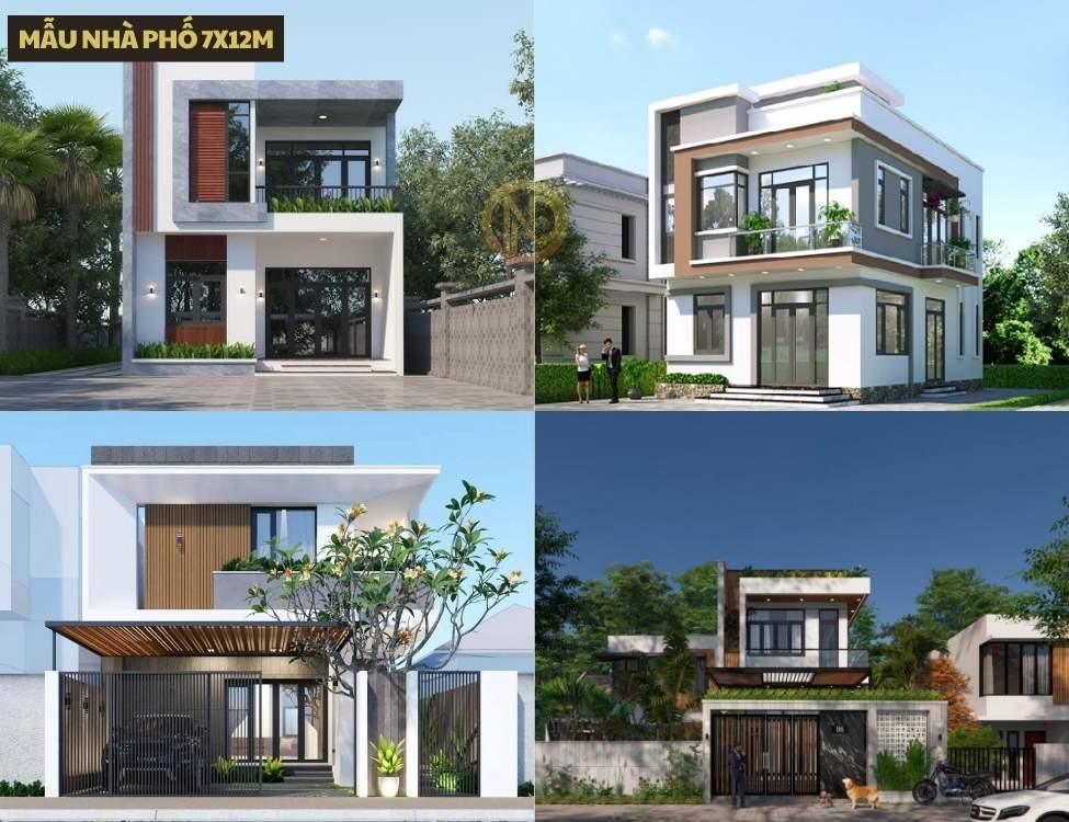 Mẫu nhà phố 7x12m