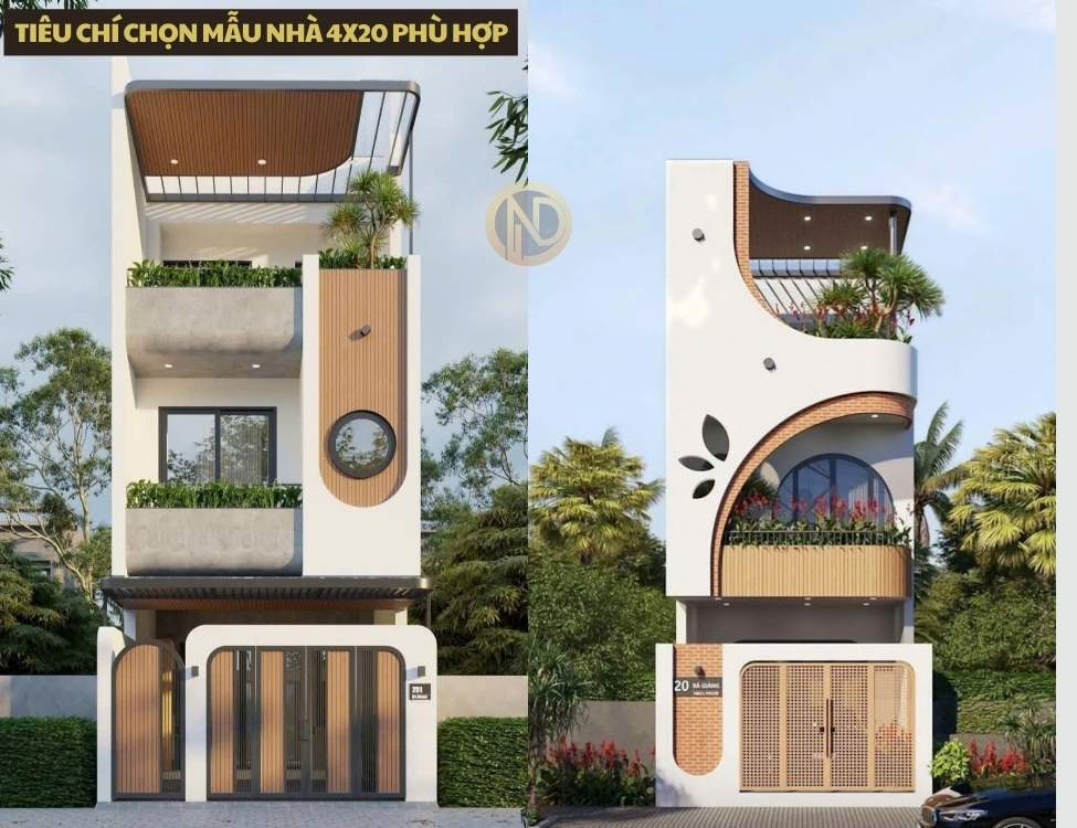 Tiêu chí chọn mẫu nhà 4x20 phù hợp