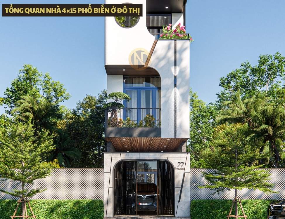 Tổng quan nhà 4×15 phổ biến ở đô thị