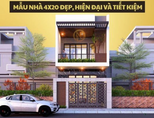 mẫu nhà 4x20